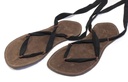 Brown barefoot sandals Caty